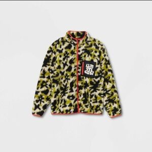 Black History Month Plus Size Limitless Faux Fur Jacket - Ivory Animal Icon 4X